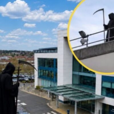 Grim Reaper Costume Sparks Police Action Outside UK Hospital