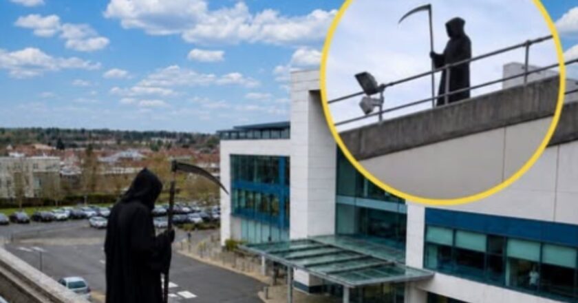 Grim Reaper Costume Sparks Police Action Outside UK Hospital
