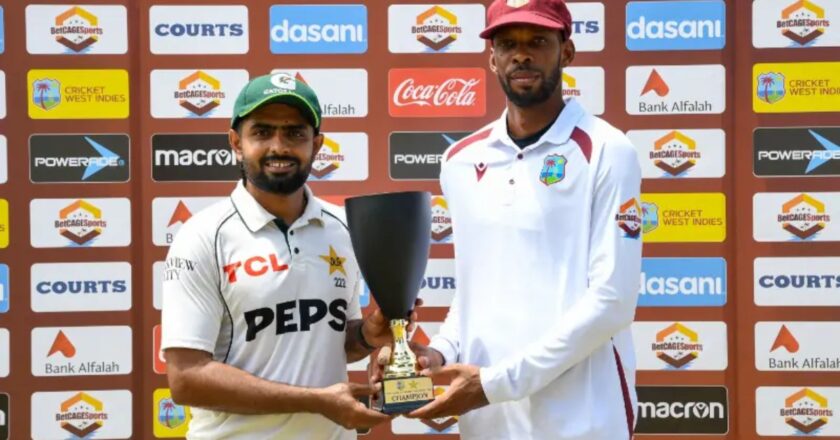 Pakistan Beat West Indies by 8 Wickets to Level Test Series 1-1